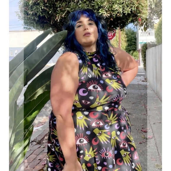 Nooworks Witchy Ways Dahlia Dress, Size XL, Good Condition with Altered Hemline - Picture 14 of 14